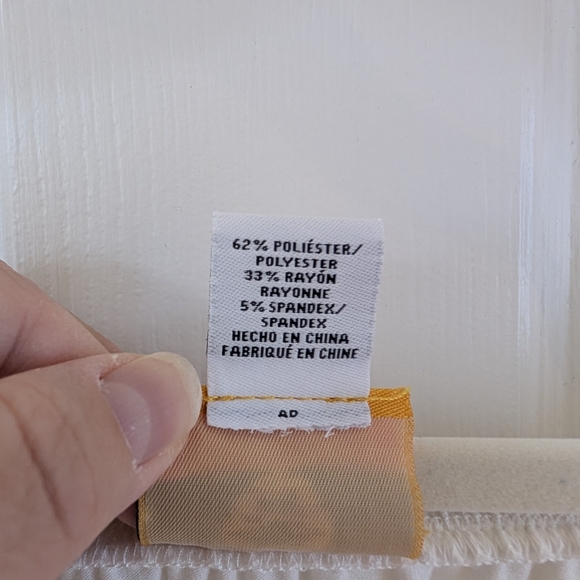 Ruby Rd. Cream Blouse with Geometric Embroidery - Picture 5 of 8